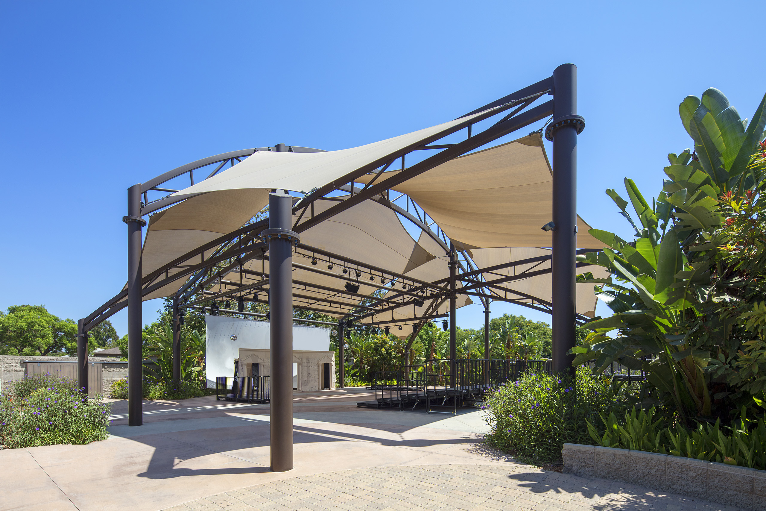 Protect outdoor guests at events with a shade structure