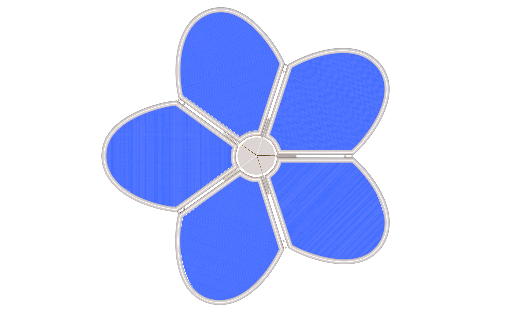 Top view of Flower Petals-Flat thumbnail