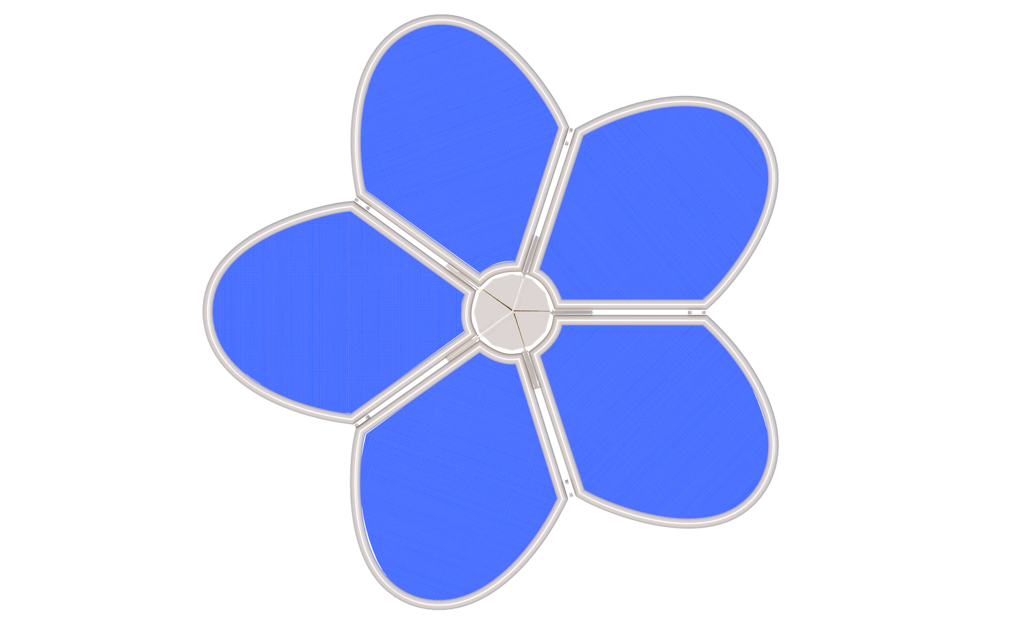 Top view of Flower Petals-Flat thumbnail
