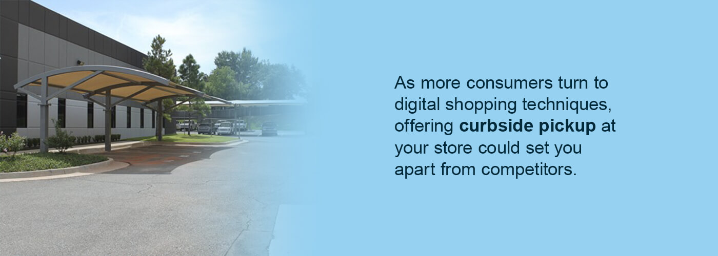 Offer curbside pickup