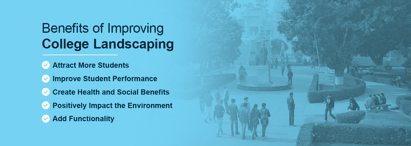 Benefits of improving college landscaping