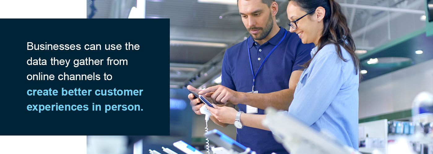 Create better customer experience in person