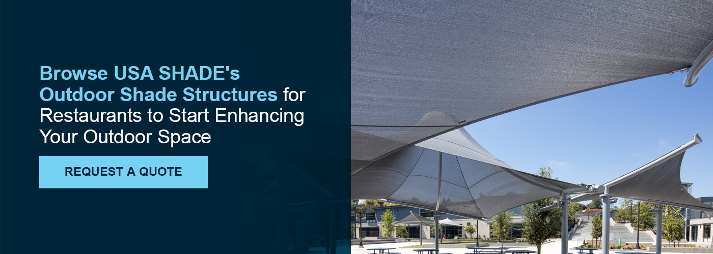 Browse USA SHADE's Outdoor Shade Structures
