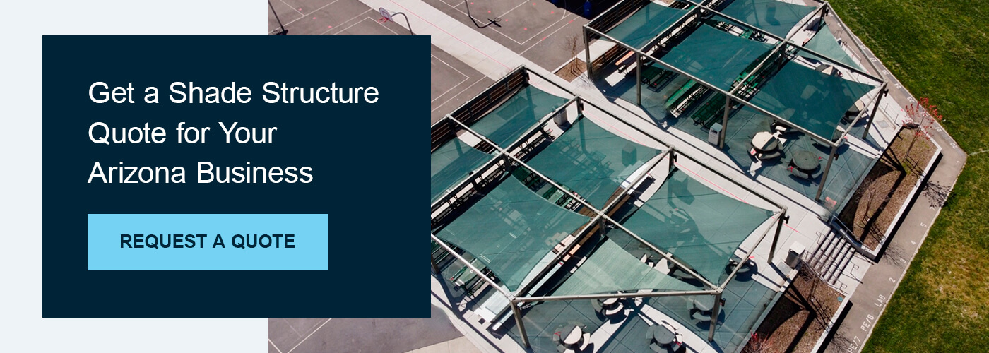 Get a shade structure quote for your Arizona Business
