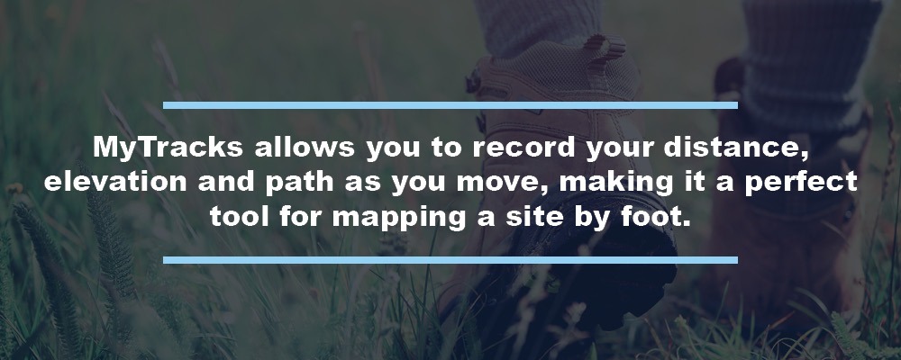 MyTracks records your distance and elevation