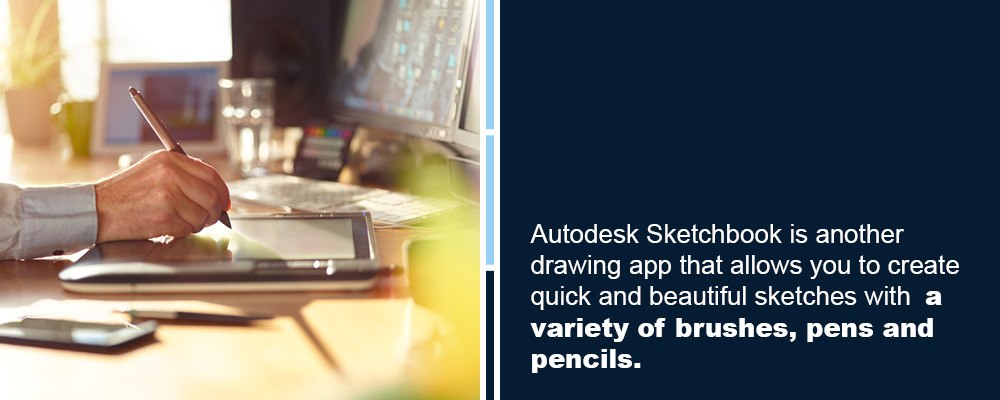 Autodesk Sketchbook is a drawing app 