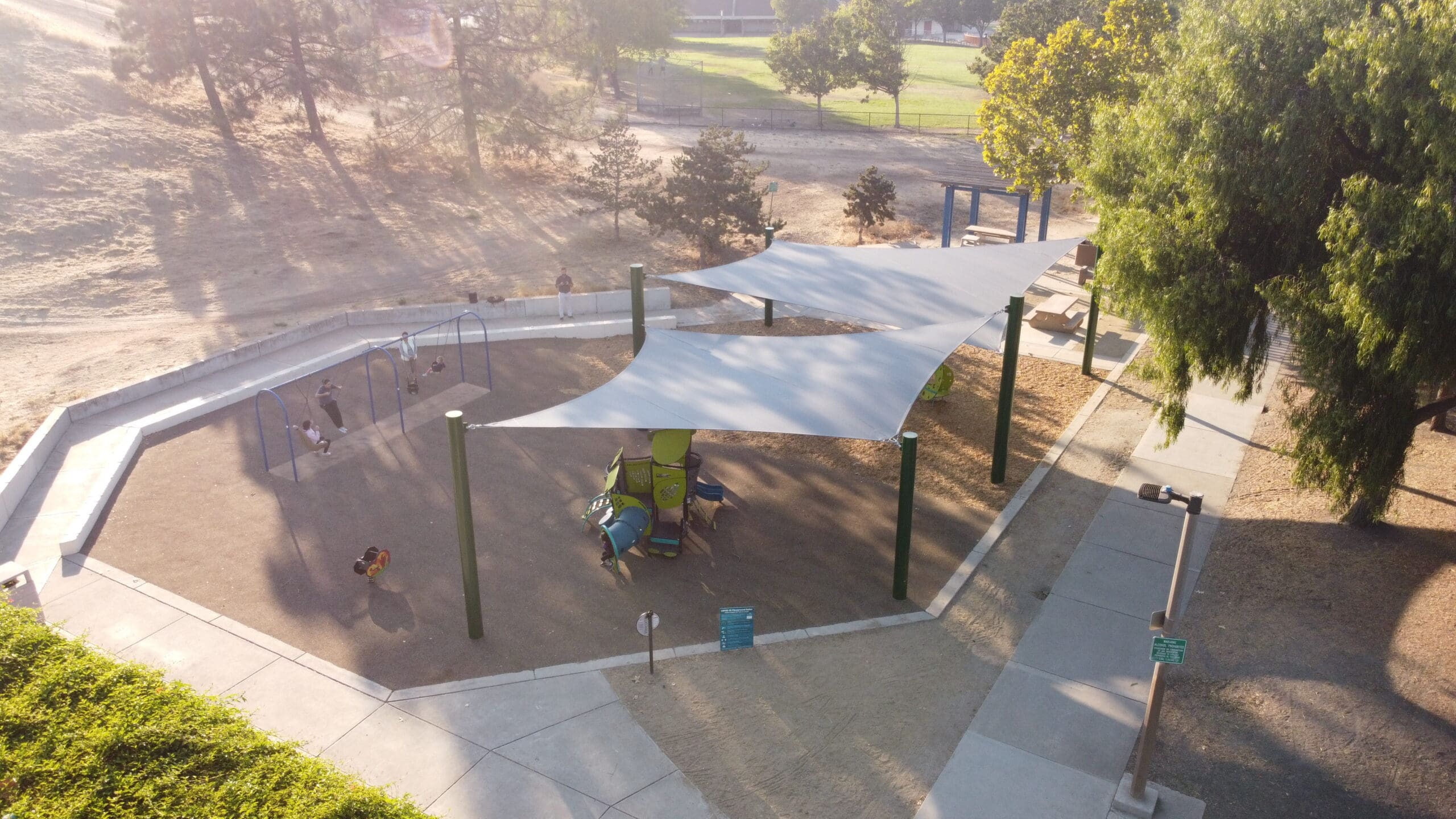 people enjoying outdoor playground