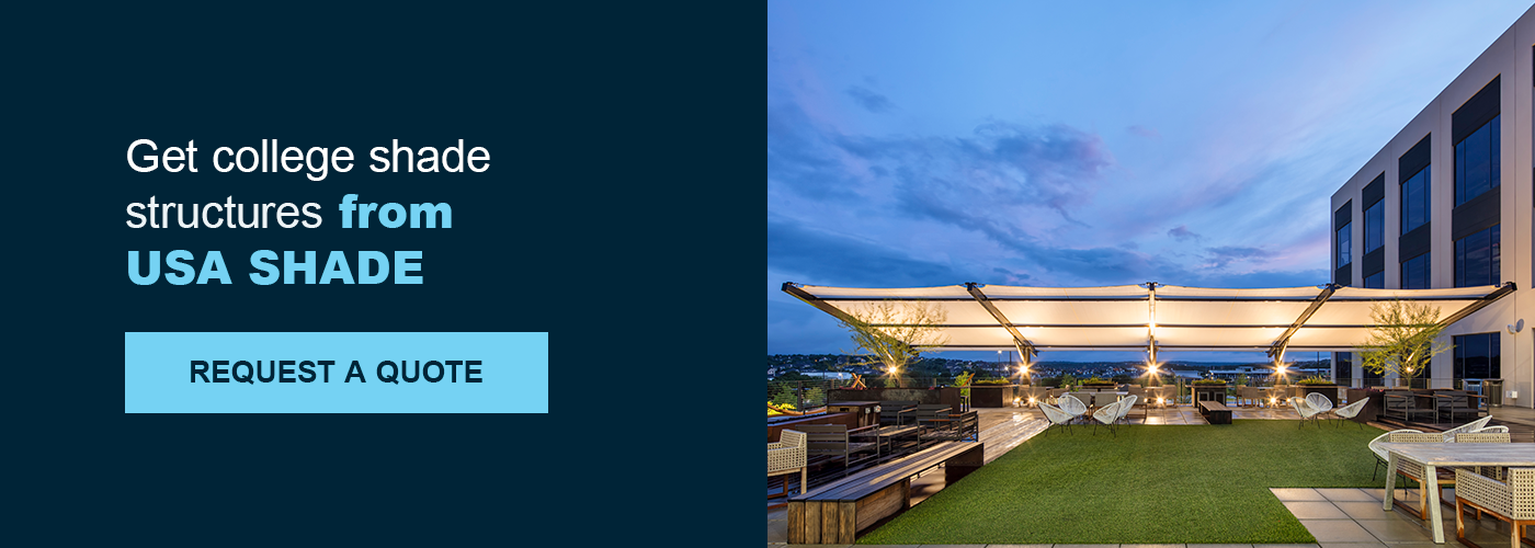 Get College shade structures from USA SHADE
