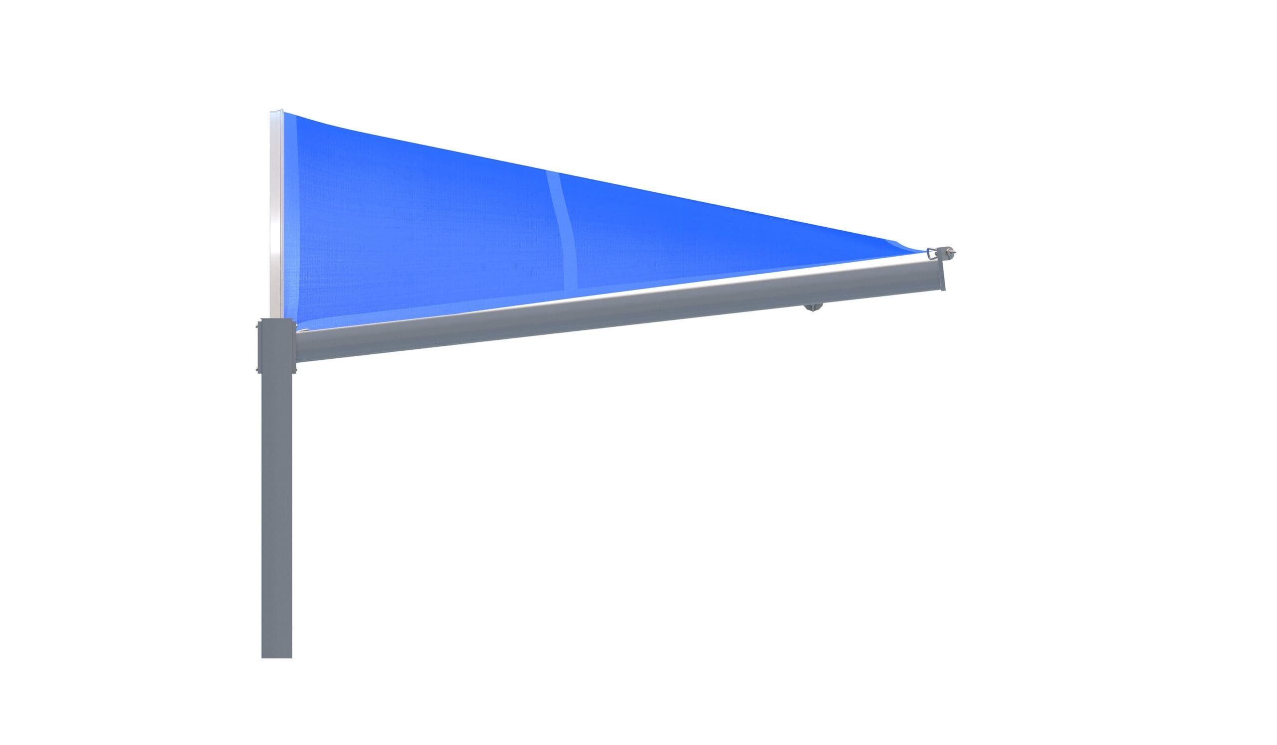 side of blue cypress cantilever shade thumbnail