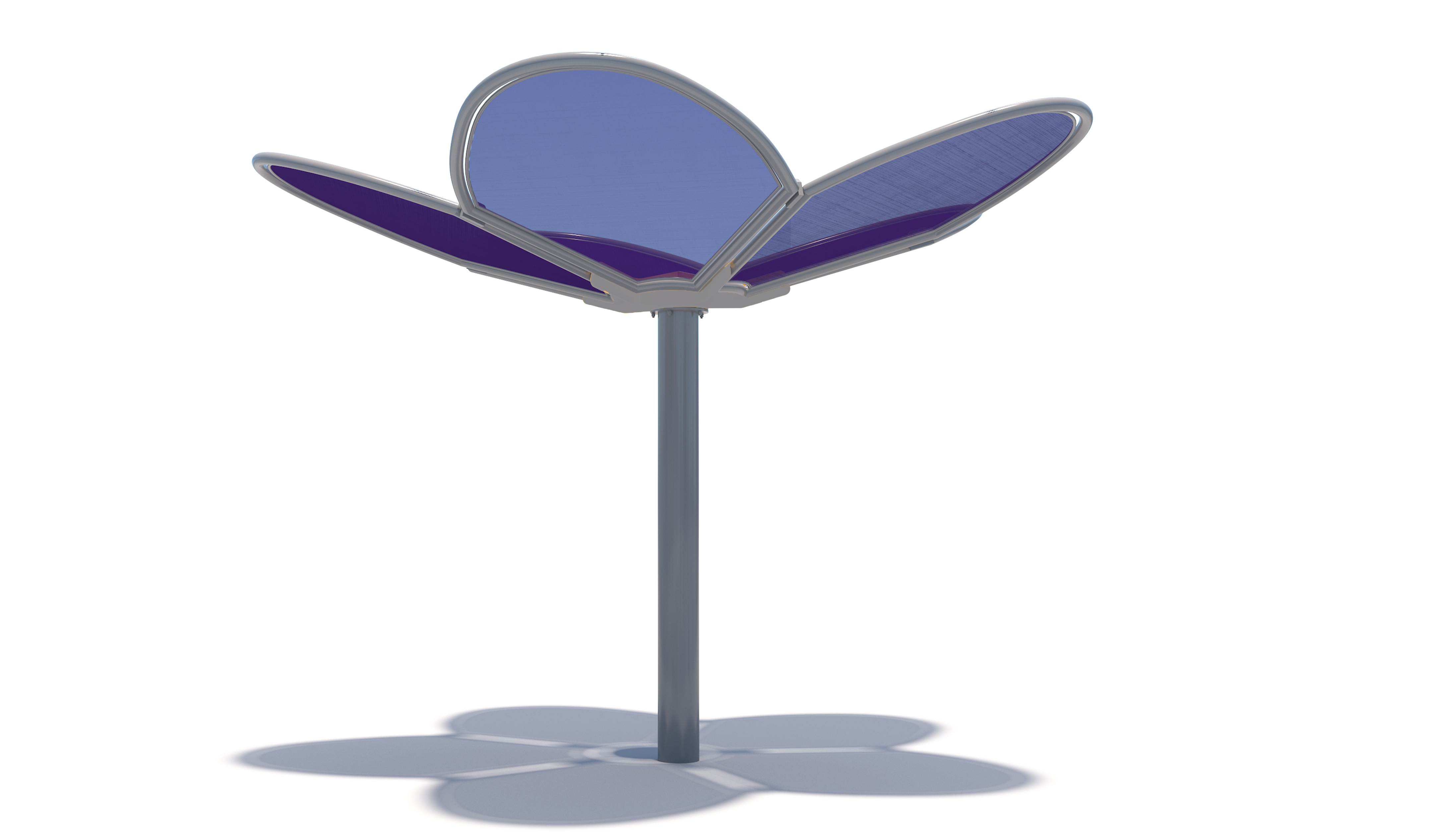 purple flower petal up shade