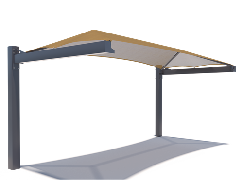 tri truss cantilever shade