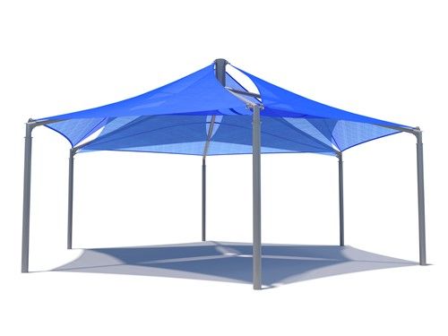 side view of mariner hexagon shade