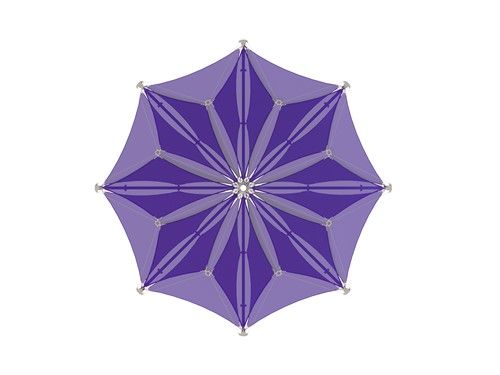 top of super span octagon shade thumbnail