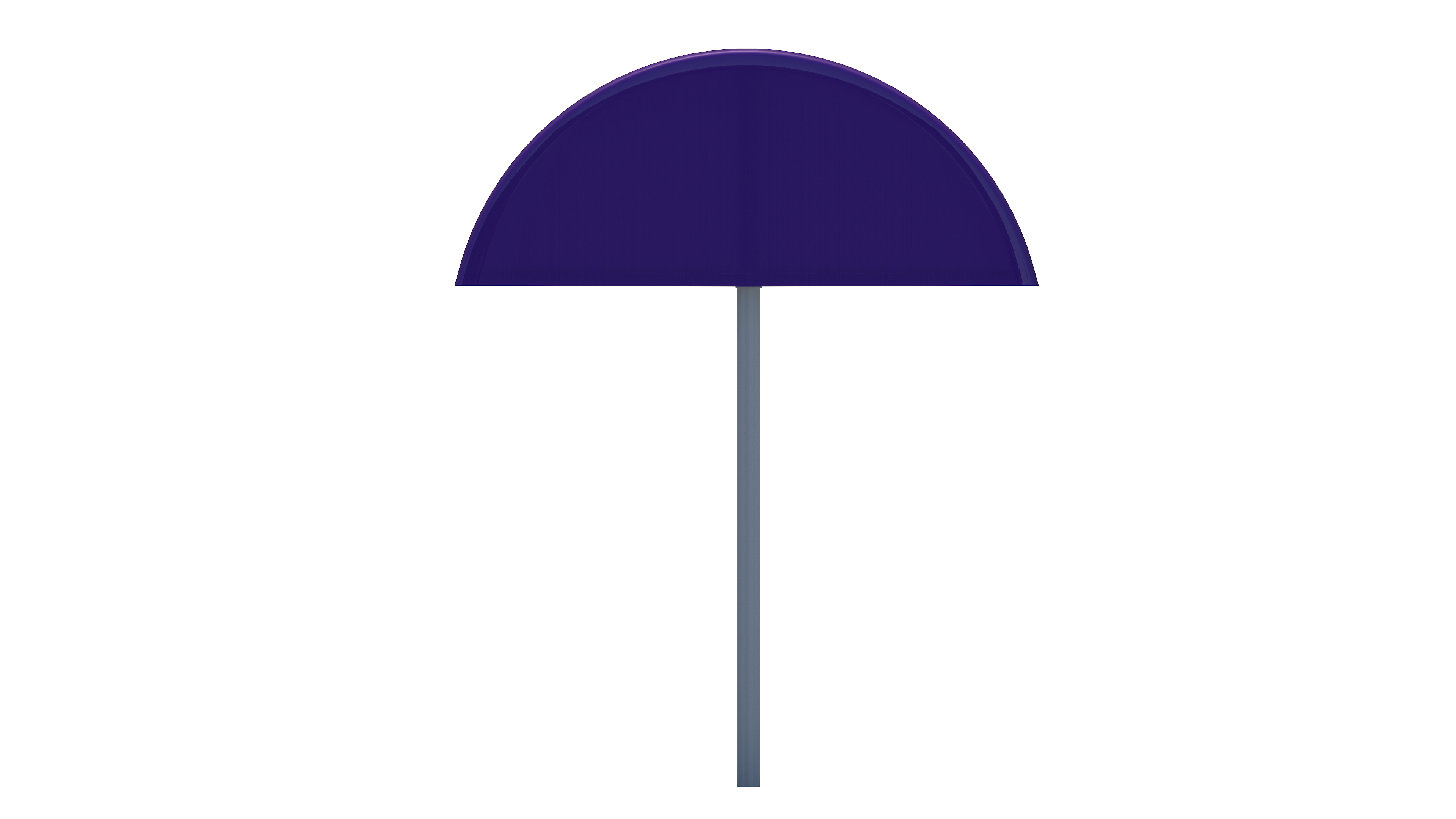 side view of purple two post linkfield shade thumbnail