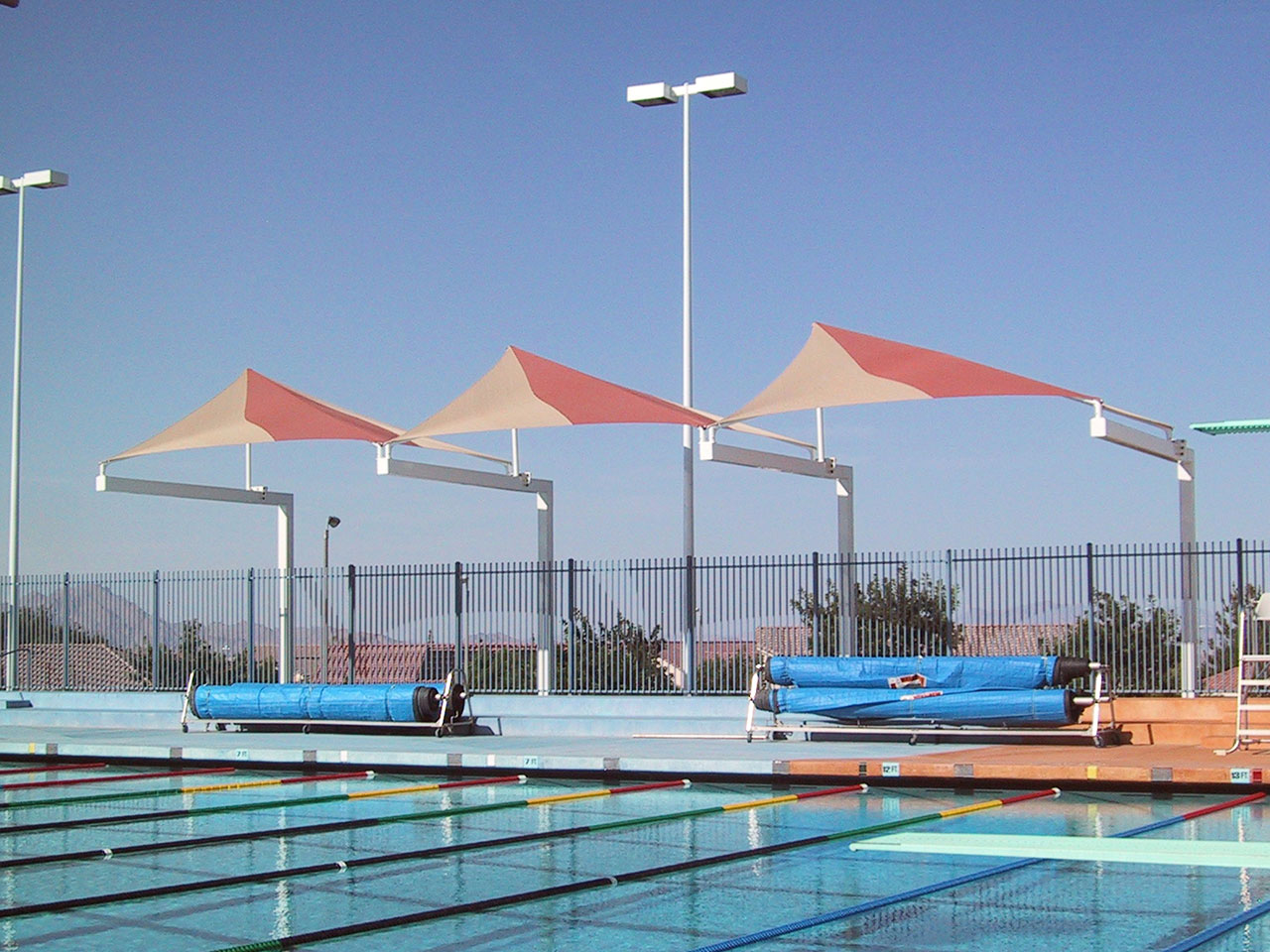 outdoor pool on a sunny day