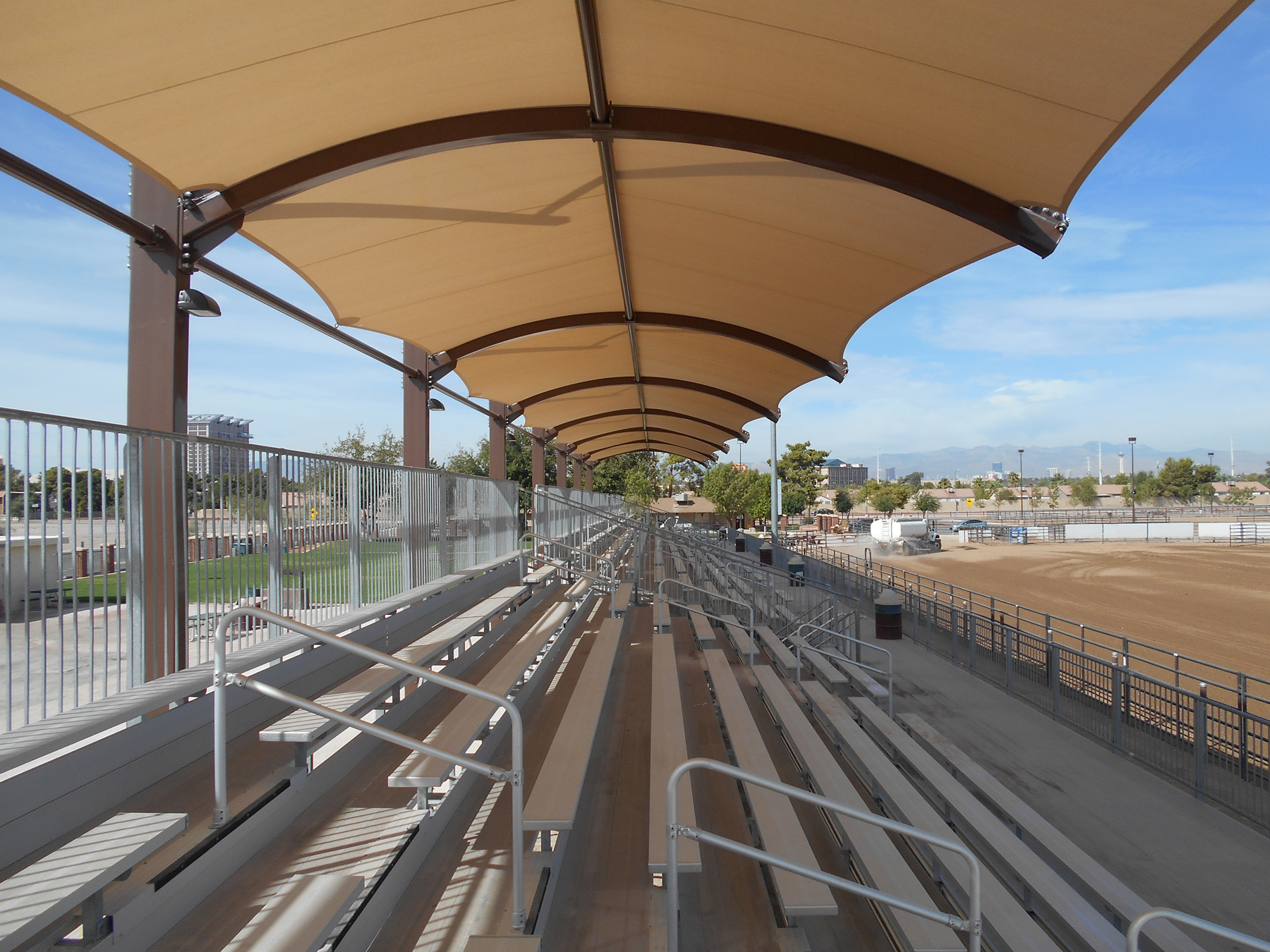 equine event center shade structure