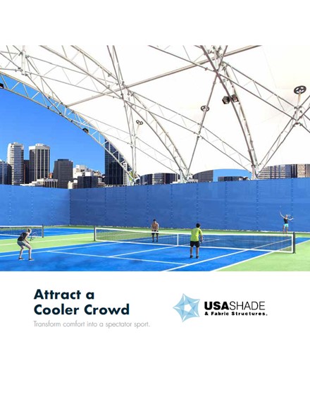 design for Tennis Court Brochure