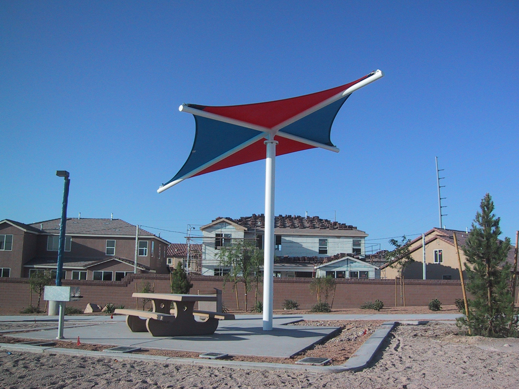 kite shaped usa shade