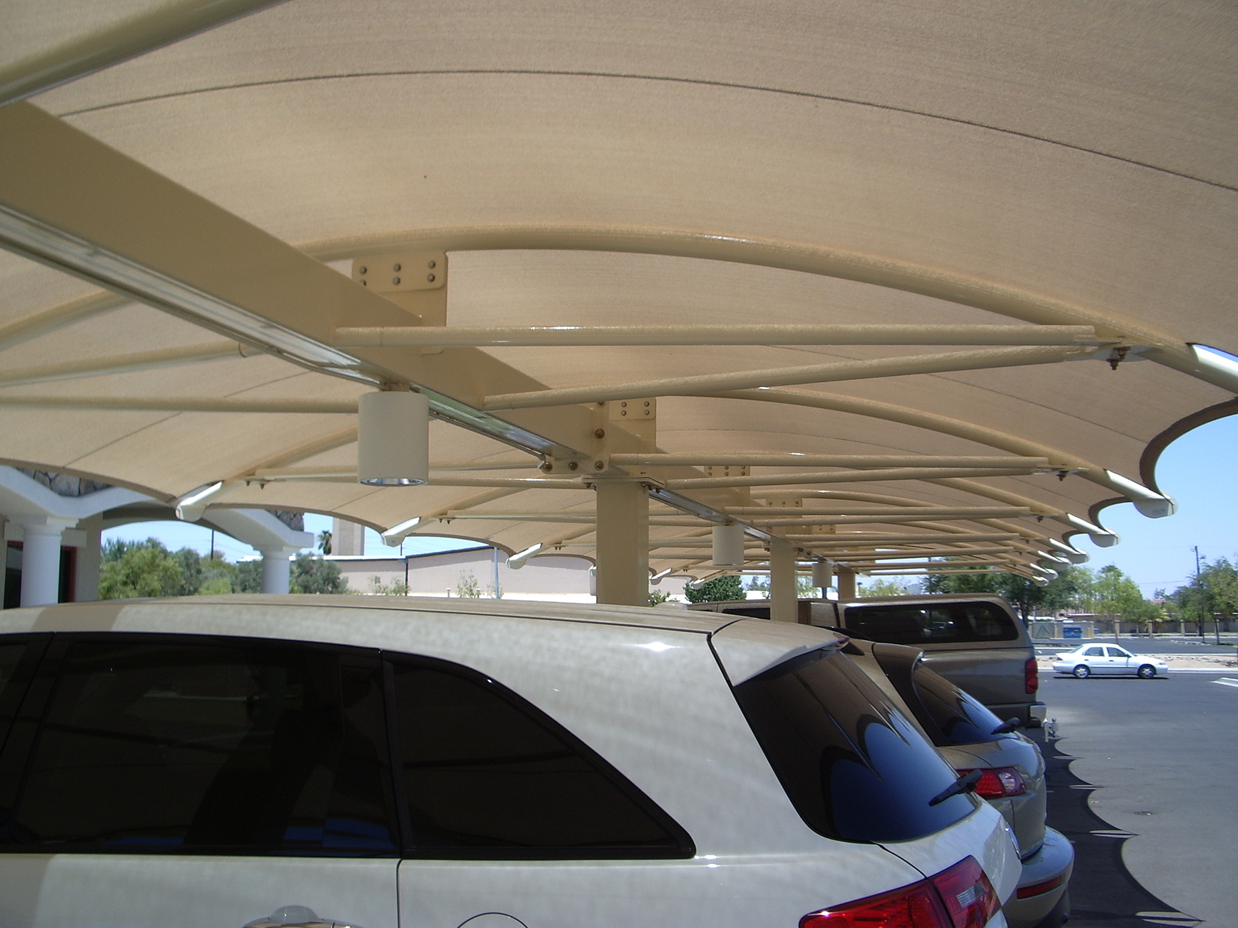 usa shade covering outdoor parking