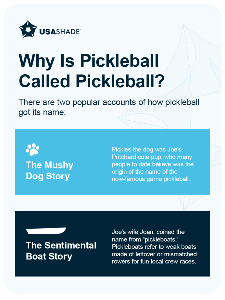 How Did Pickleball Get Its Name? USA Shade
