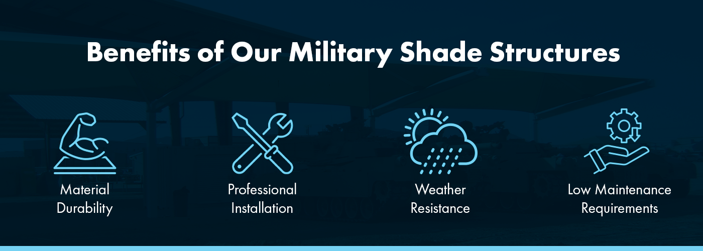 Benefits of Our Military Shade Structures