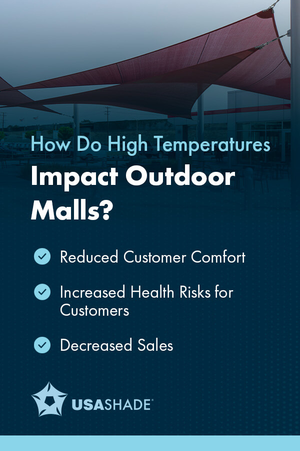 How Do High Temperatures Impact Outdoor Malls