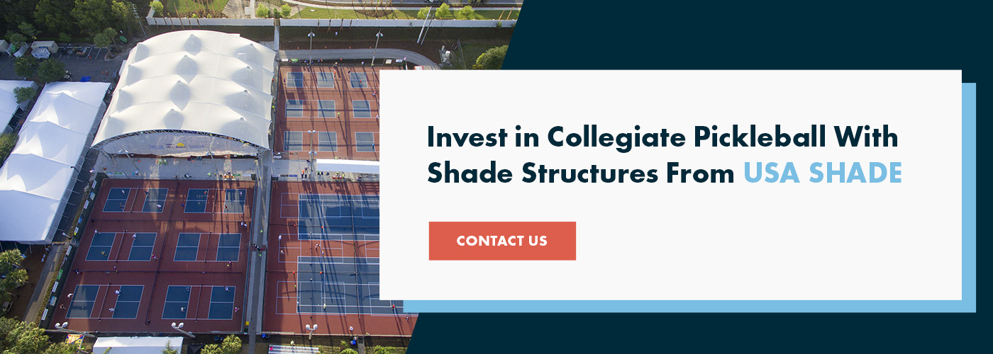 Invest in Collegiate Shade Structures with USA Shade