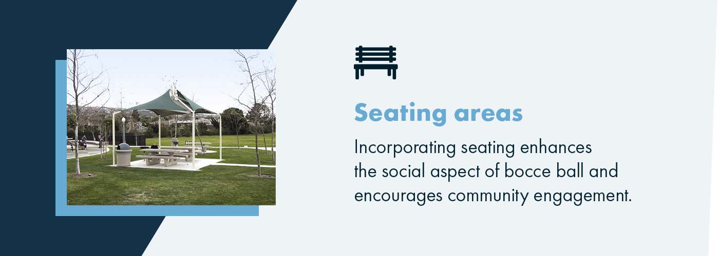 Seating areas