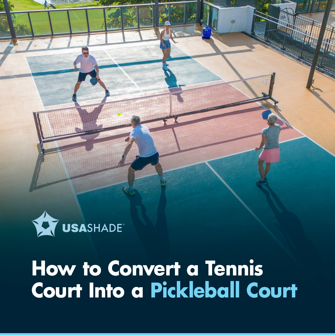 How to Convert a Tennis Court Into a Pickleball Court