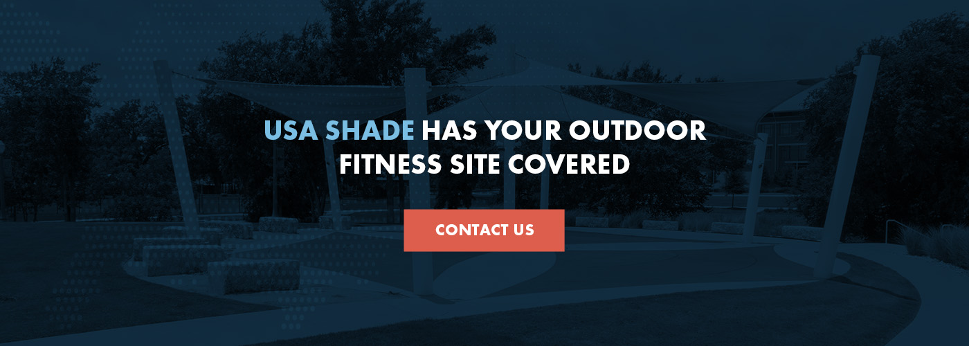 USA SHADE Has Your Outdoor Fitness Site Covered