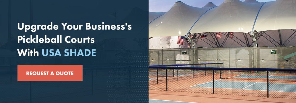 Upgrade Your Business's Pickleball Courts With USA SHADE