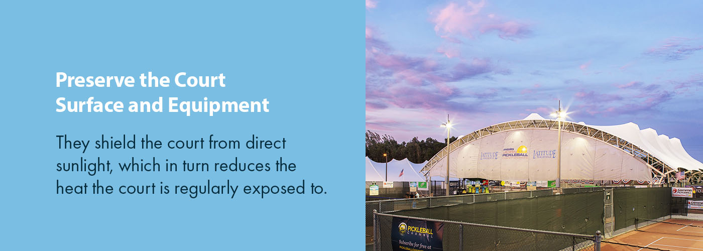 Preserve the Court Surface and Equipment