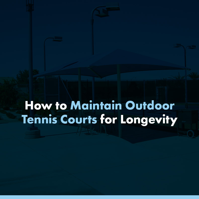 How to maintain outdoor tennis court
